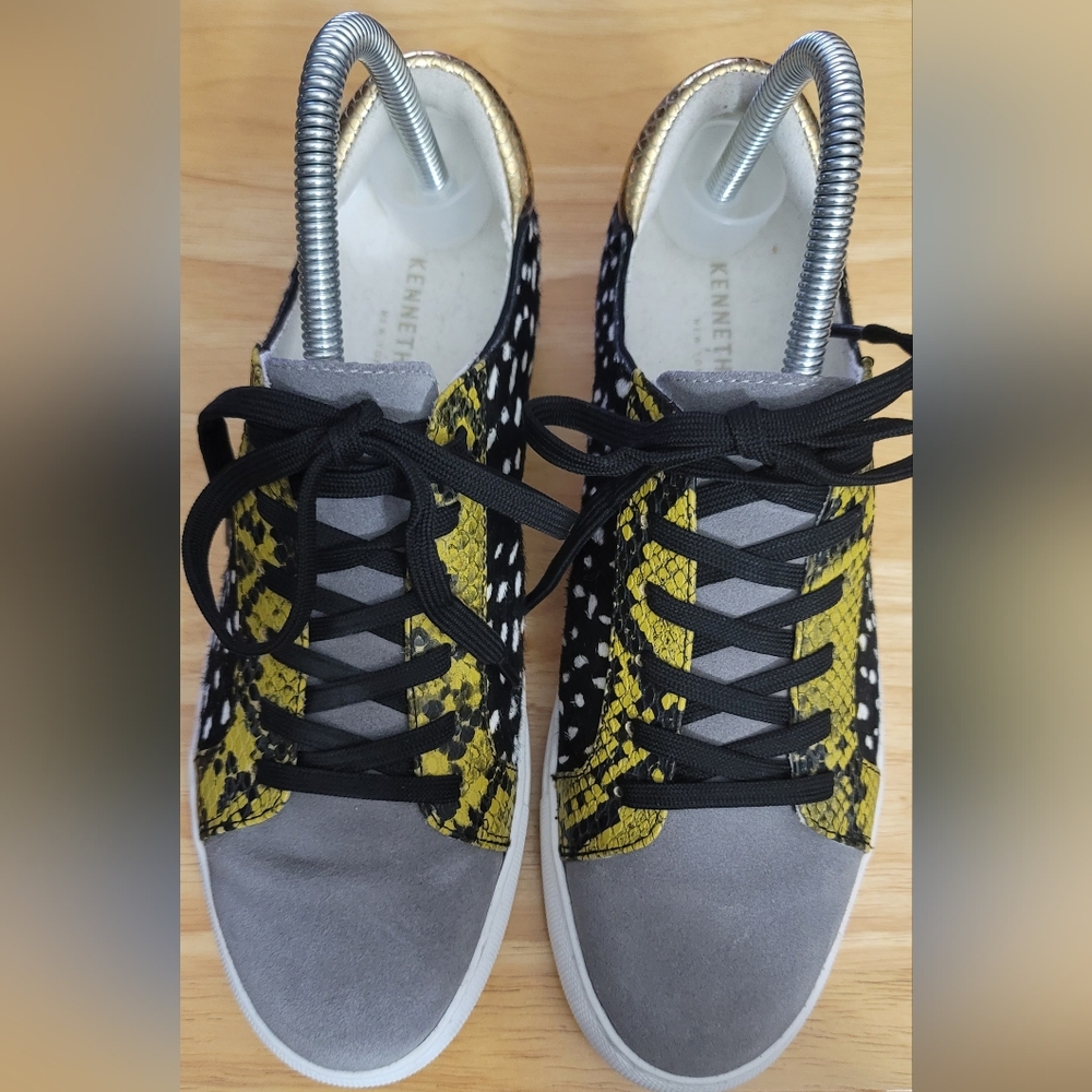 Kenneth Cole Kam Sneaker Animal Print Flats Women's 7.5